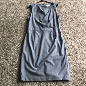 Banana Republic grey sheath dress